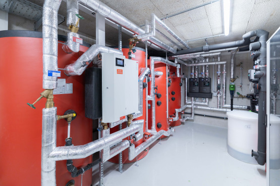 Technikraum im Apartmenthotel 