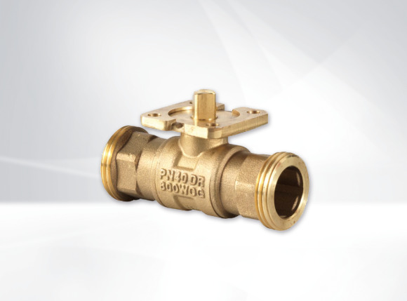 2-drogowy zawór kulowy VAG60.. PN 16, 120 °C DN 15-50