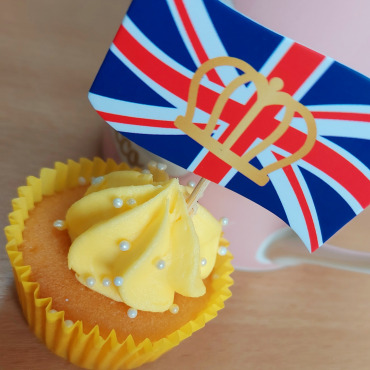 Platinum Jubilee cupcake