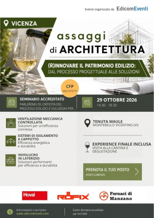 VICENZA | assaggi di ARCHITETTURA: (R)innovare il patrimonio edilizio: dal processo progettuale alle soluzioni