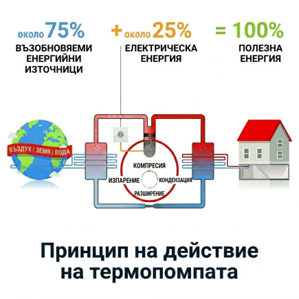 Как работи термопомпата?