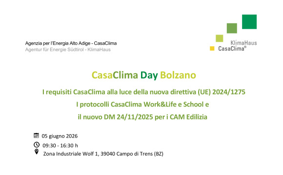 CasaClima Day Bolzano