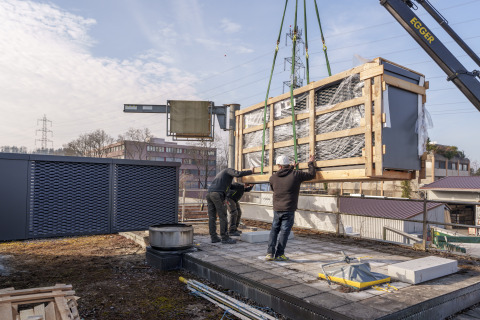 Die «grosse» Wärmepumpe mit dem kleinen Footprint