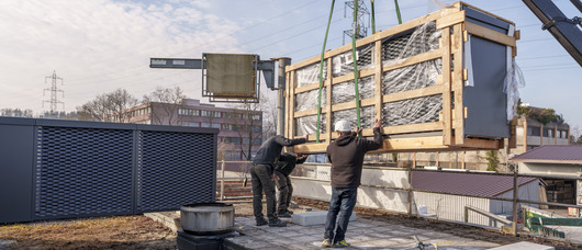 Die «grosse» Wärmepumpe mit dem kleinen Footprint