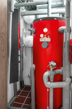 Pufferspeicher: Effiziente Wärmeverteilung im Haus.