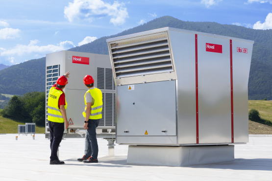 Dezentrale Hallenklimalösung am hochmodernen ePlant Wärmepumpenwerk von Hoval