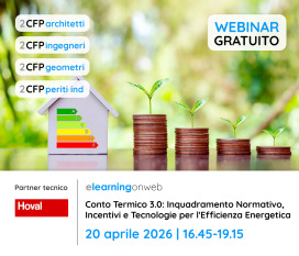 Elearning on web | Conto Termico 3.0: Inquadramento Normativo, Incentivi e Tecnologie per l'Efficienza Energetica