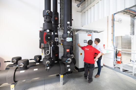Das System kann bis zu 400 l Wasser pro Stunde aus der Luft abführen. 