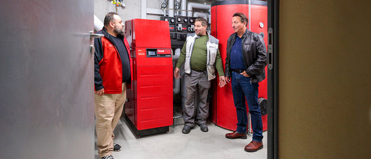 Gasheizung und Komfortlüftung für saniertes Bauernhaus