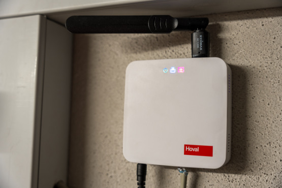 Gesteuert wird alles über die Hoval Regelung Top Tronic® E.