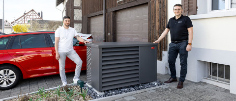 Hoval-Wärmepumpe als private Lösung eines Heizungsprofis