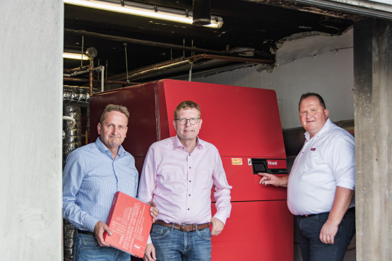  Heizzentrale mit einem UltraGas® D (700) Brennwertkessel