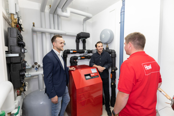 Die Thermalia® twin überzeugt durch den zweistufigen Betrieb mit hoher Effizienz.