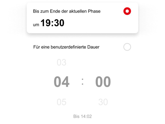 HovalConnect App screen