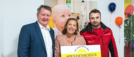 Tombola für wohltätigen Zweck: Hoval unterstützt OÖ. Kinder-Krebs-Hilfe