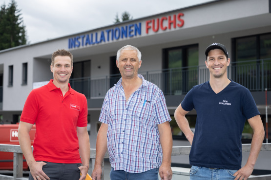 Installationen Fuchs und Hoval - eine starke Partnerschaft.