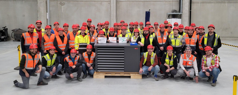 Istebne_Production_first_heat_pump
