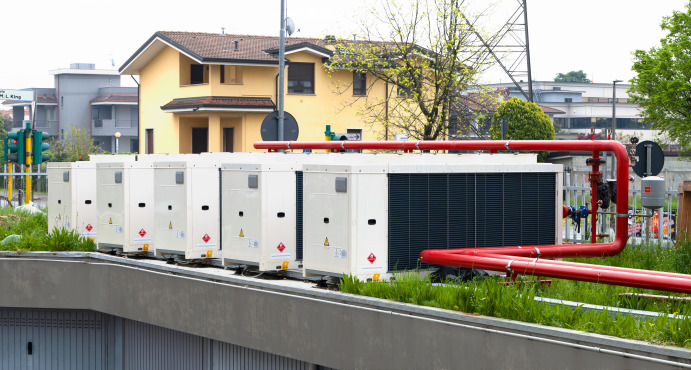 Large sized installation