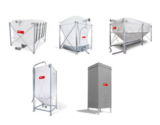 Soluzioni speciali silo in tessuto pellet