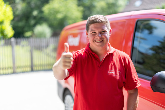 Hoval-Kundendiensttechniker Thomas Schmidt