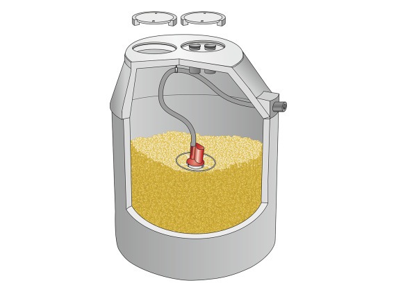 Beton-Pelletstank PS (6500-22000)