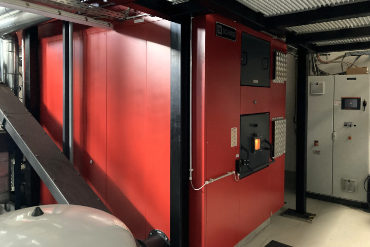 Foto: Pellet Kessel, Hersteller Schmid AG energy solutions