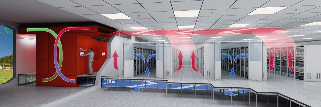 Охлаждане на център за данни