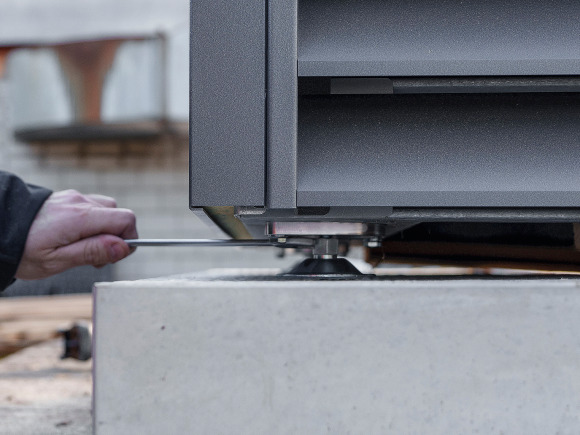 Schwingungsdämpfende Füße der Belaria® pro