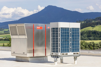 Децентрализираните системи за вътрешен климат на Hoval с нови термопомпи