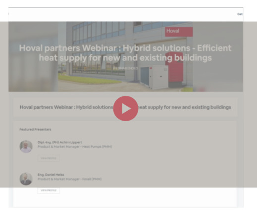 On-Demand webinar recording: Hybrid solutions - Efficient heat supply for new and existing buildings